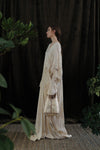 Mutedance 24 Spring and Summer Printed and Dyed Silk Dress Series MD-MD24SS08-HUIBAI hoary PM105